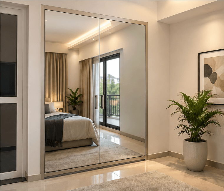 Mirror wardrobes design inspiration
